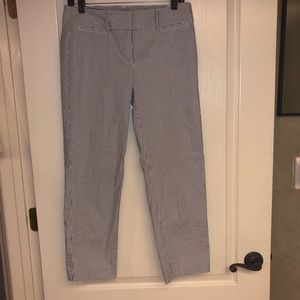 NWT Ann Taylor Dress Pants Blue Pinstripe